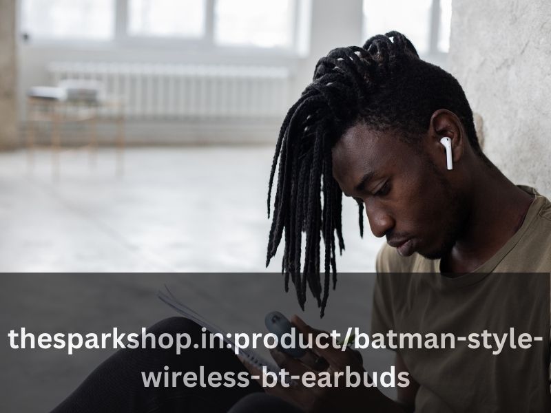 Batman Style Wireless Bluetooth Earbuds